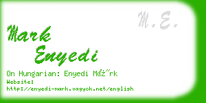 mark enyedi business card